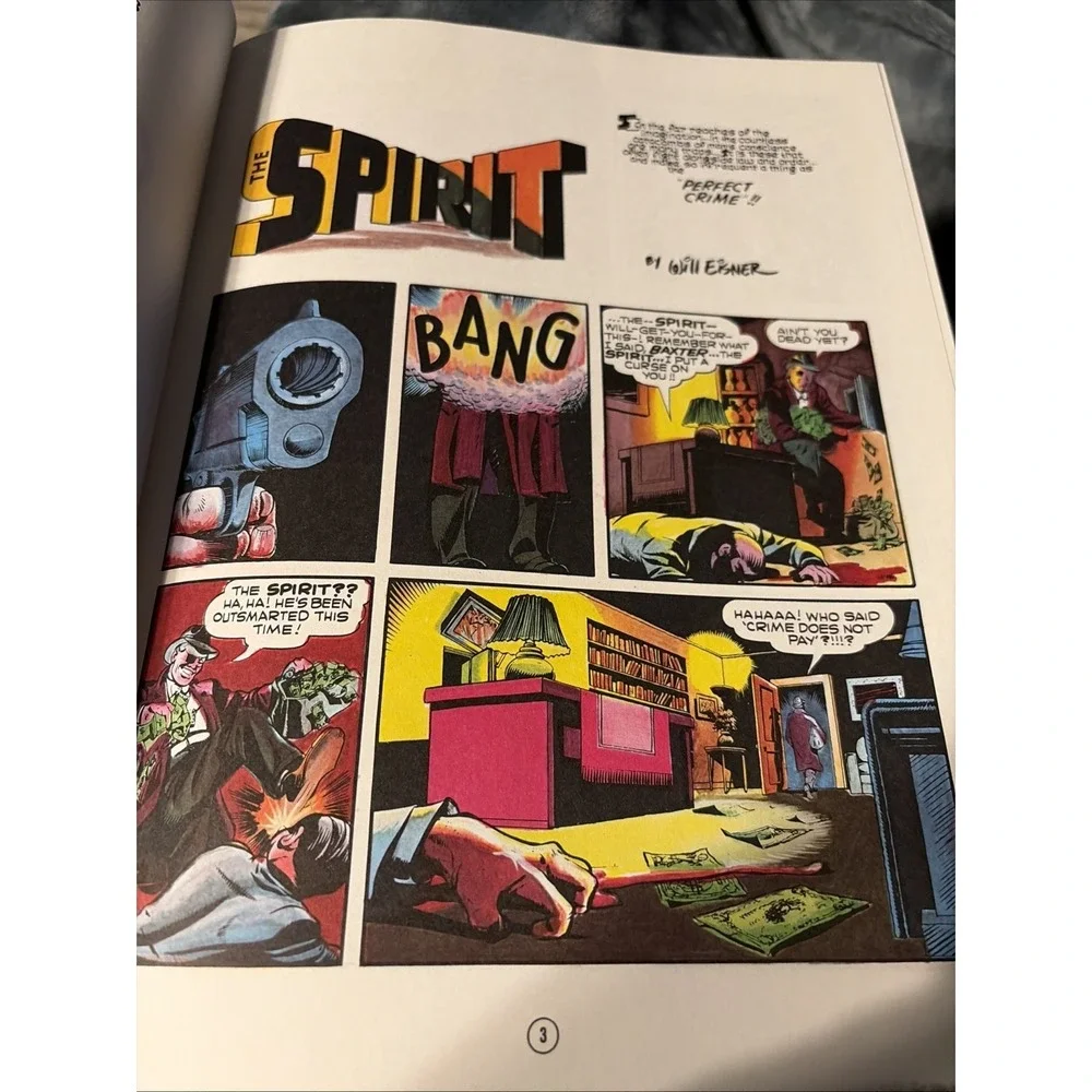 Spirit Color Album, The V1 1981‎ Kitchen Sink Will Eisner Comic Hardback Book